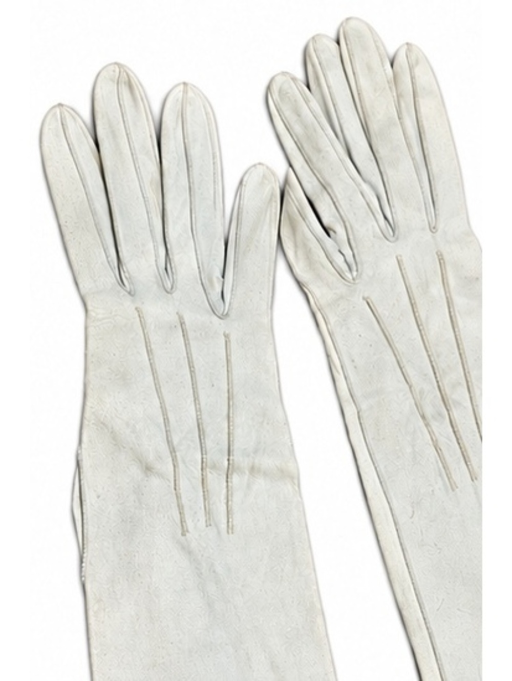 Antique Light Baby Blue Opera Length Gloves